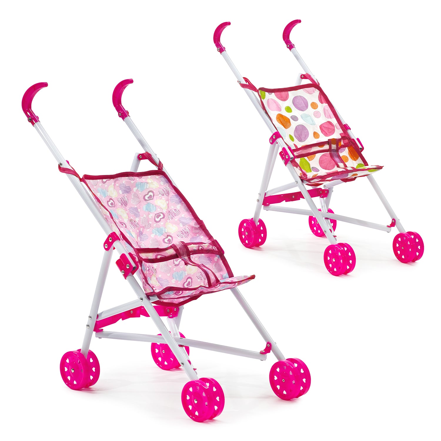 TU GIOCHI - Passeggino Rosa Giocattolo - h55x36x24 cm